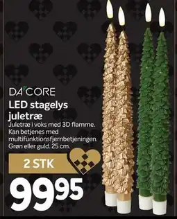 Din Isenkræmmer LED stagelys juletræ, DKK 99.95 tilbud