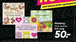 Bilka Malebog, DKK 50 tilbud