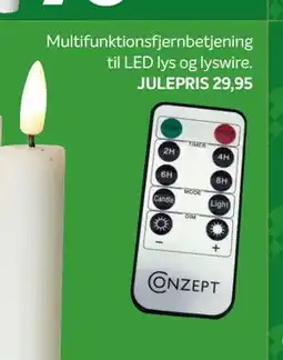 Din Isenkræmmer Multifunktionsfjernbetjening, DKK 29.95 tilbud