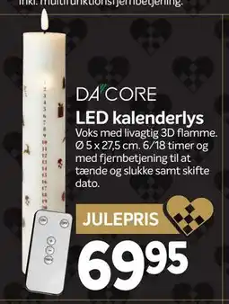 Din Isenkræmmer LED kalenderlys, DKK 69.95 tilbud