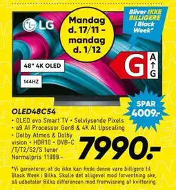 Bilka LG OLED48C54, DKK 7990 tilbud