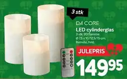 Din Isenkræmmer LED cylinderglas, DKK 149.95 tilbud