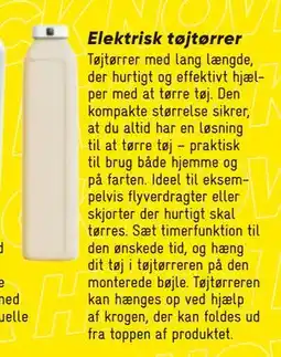 Bilka Elektrisk tøjtørrer, DKK 249 tilbud