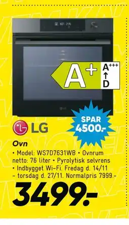 Bilka Ovn, DKK 3499 tilbud