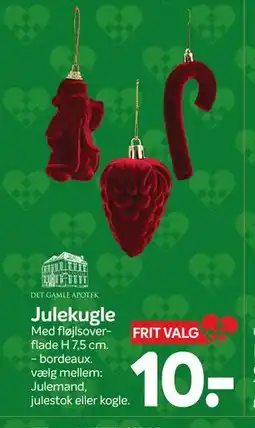 Din Isenkræmmer Julekugle, DKK 10 tilbud