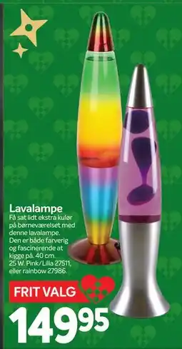 Din Isenkræmmer Lavalampe, DKK 149.95 tilbud