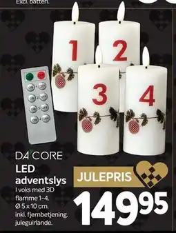 Din Isenkræmmer LED adventslys, DKK 149.95 tilbud