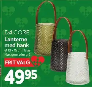 Din Isenkræmmer Lanterne med hank, DKK 49.95 tilbud