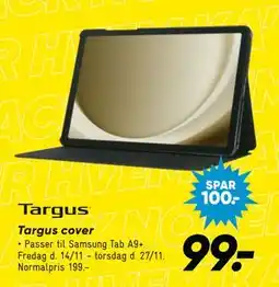 Bilka Targus cover, DKK 99 tilbud