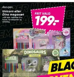 Bilka Unicorn eller Dino megasæt, DKK 199 tilbud
