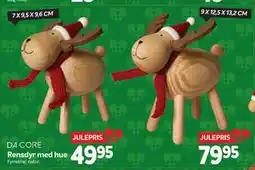 Din Isenkræmmer Rensdyr med hue tilbud