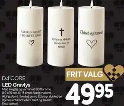 Din Isenkræmmer LED Gravlys, DKK 49.95 tilbud