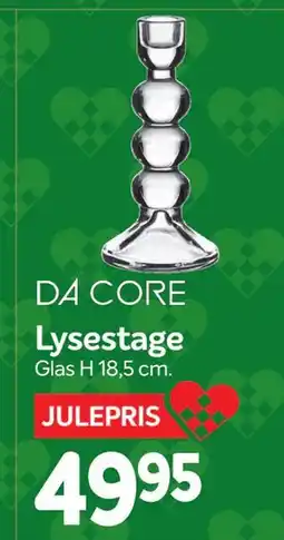 Din Isenkræmmer DA CORE Lysestage, DKK 49.95 tilbud