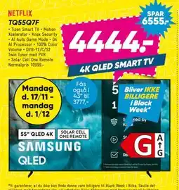Bilka SAMSUNG TQ55Q7F, DKK 4444 tilbud
