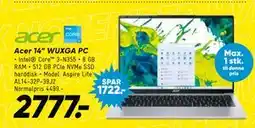 Bilka Acer 14” WUXGA PC, DKK 2777 tilbud