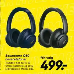 Bilka Soundcore Q30 høretelefoner, DKK 499 tilbud