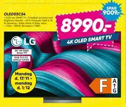 Bilka LG OLED55C54, DKK 8990 tilbud