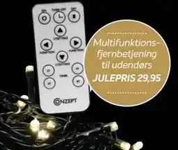 Din Isenkræmmer Multifunktionsfjernbetjening til udendørs, DKK 29.95 tilbud