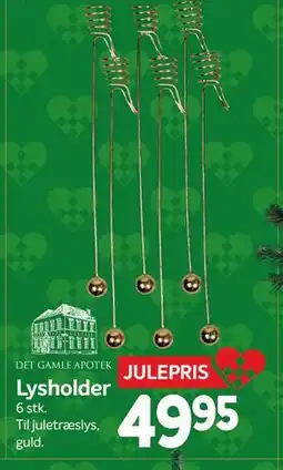 Din Isenkræmmer Lysholder, DKK 49.95 tilbud