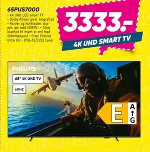 PHILIPS 65PUS7000, DKK 3333