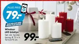 Bilka Windsor LED bloklys, DKK 99, App-pris tilbud