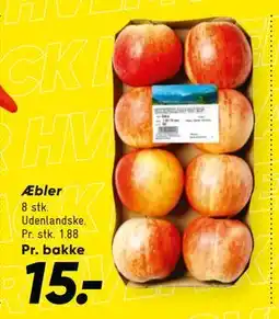 Bilka Æbler, DKK 15 tilbud