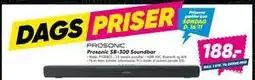 Bilka Prosonic SB-300 Soundbar., DKK 188 tilbud