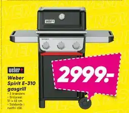 Bilka Weber Spirit E-310 gasgrill, DKK 2999 tilbud