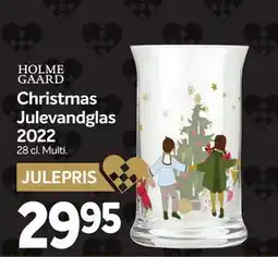 Din Isenkræmmer Christmas Julevandglas 2022, DKK 29.95 tilbud