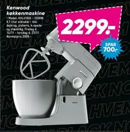 Bilka Kenwood køkkenmaskine, DKK 2299 tilbud