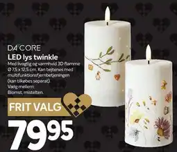 Din Isenkræmmer LED lys twinkle, DKK 79.95 tilbud