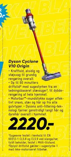 Bilka Dyson Cyclone V10 Origin, DKK 2220 tilbud