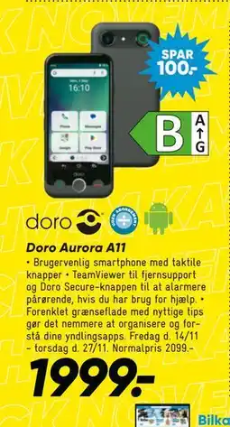 Bilka Doro Aurora A11, DKK 1999 tilbud