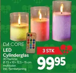 Din Isenkræmmer DA CORE LED Cylinderglas, DKK 99.95 tilbud