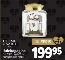 Din Isenkræmmer Julekageglas, DKK 199.95 tilbud