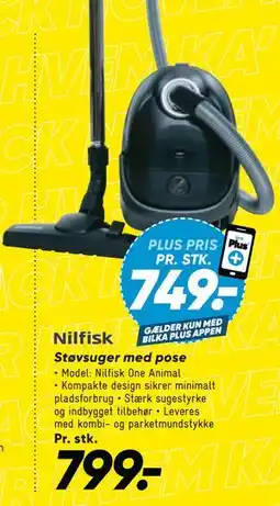 Bilka Støvsuger med pose, DKK 799, App-pris tilbud