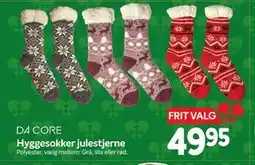 Din Isenkræmmer Hyggesokker julestjerne, DKK 49.95 tilbud