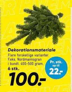 Bilka Dekorationsmateriale, DKK 100 tilbud
