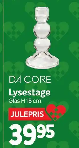 Din Isenkræmmer Lysestage, DKK 39.95 tilbud