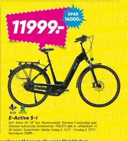 Bilka E-Active 5-I, DKK 11999 tilbud