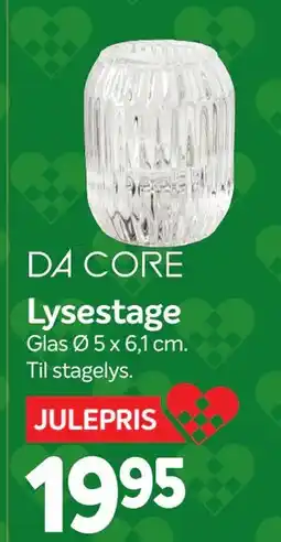 Din Isenkræmmer Lysestage, DKK 19.95 tilbud