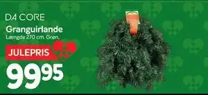 Din Isenkræmmer Granguirlande, DKK 99.95 tilbud