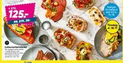 Bilka Luksussmørrebrød, DKK 125 tilbud