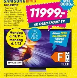 Bilka SAMSUNG TQ65S90F, DKK 11999 tilbud