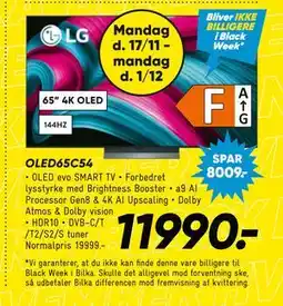 Bilka LG OLED65C54, DKK 11990 tilbud