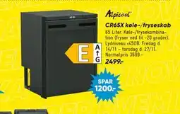 Bilka CR65X køle-/fryseskab, DKK 2499 tilbud