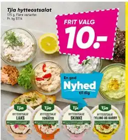 Bilka Tjia hytteost salat, DKK 10 tilbud