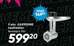 Bilka KAX950ME kødhakker, DKK 599.2 tilbud