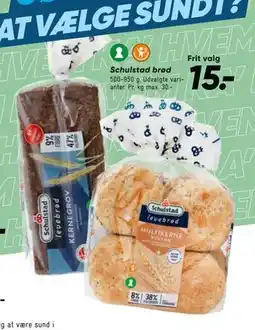 Bilka Schulstad brød, DKK 15 tilbud
