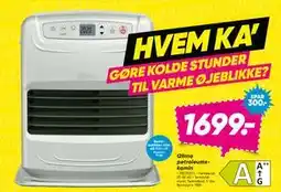 Bilka Qlima petroleums kamin, DKK 1699 tilbud